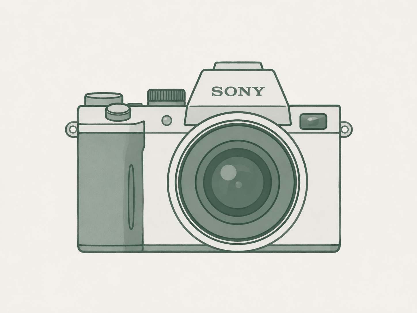 Sony camera illustration